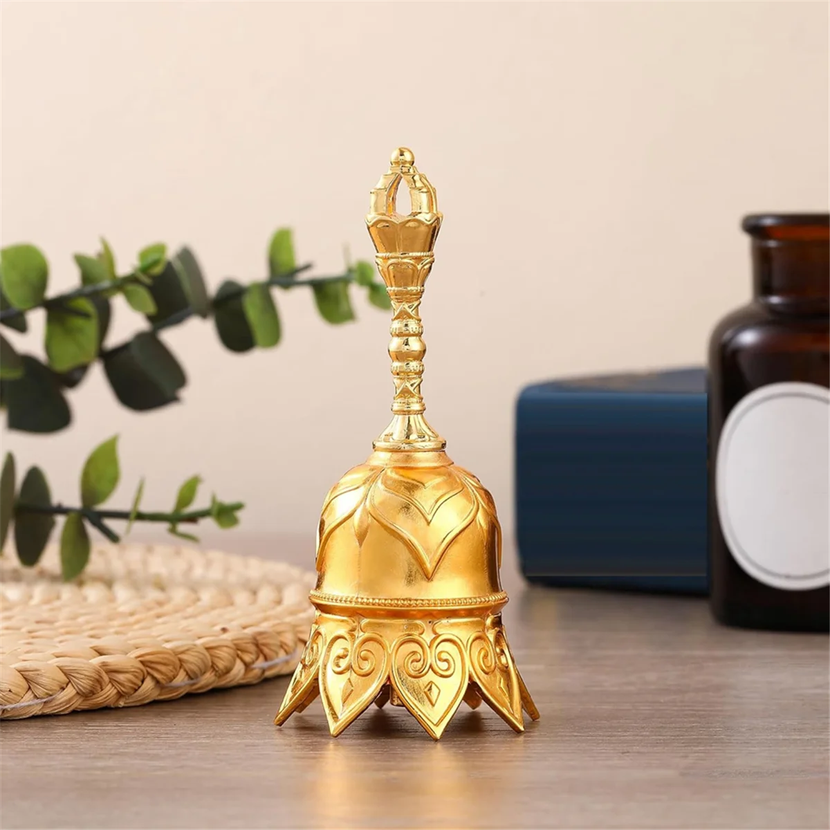 NEW Hand Call Bell for Teacher Classroom Bell Dinner Bell Tibetan Bells Meditation Bell