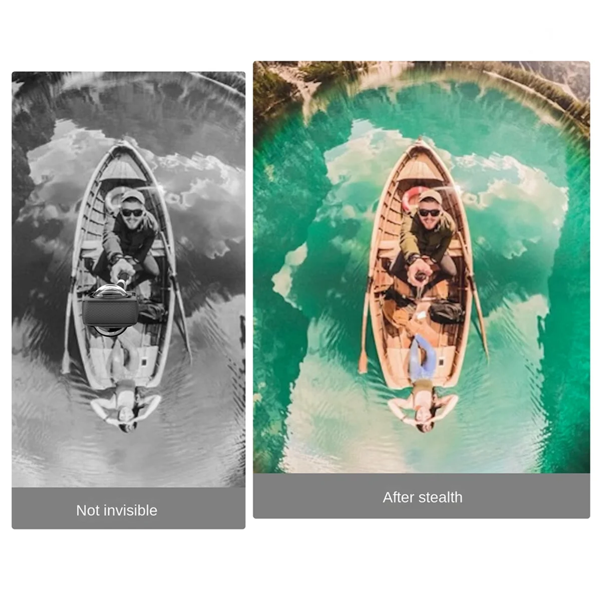 Shadow Stone Insta에 적합한 효율적인 1/4 나사 초경량 셀카봉