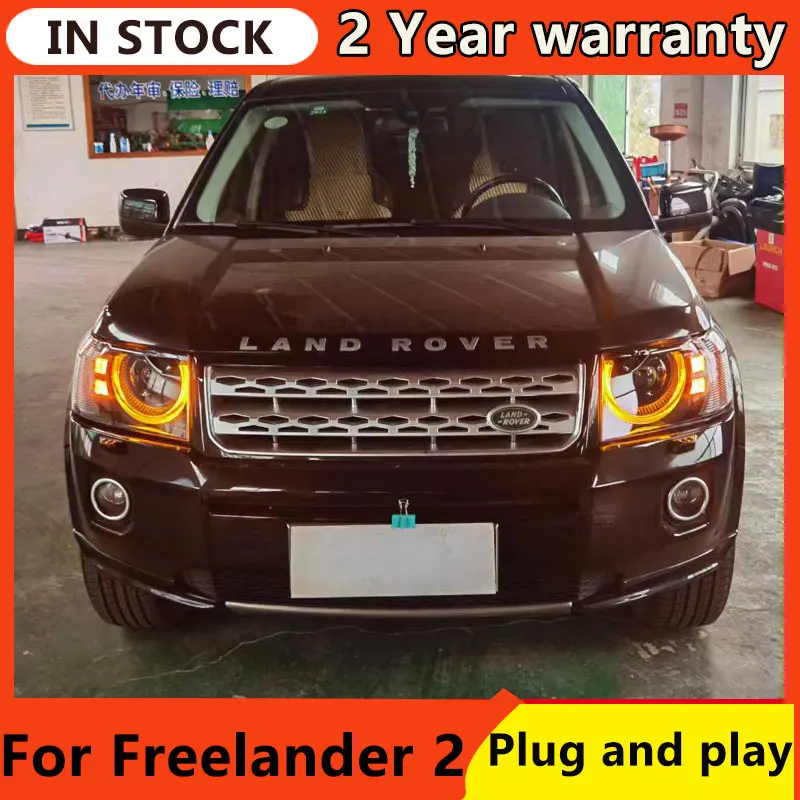 

Для Land Rover Freelander 2: Светодиодные фары (LED) 2010-2015, комплект фар в сборе, автоаксессуары, стайлинг автомобиля