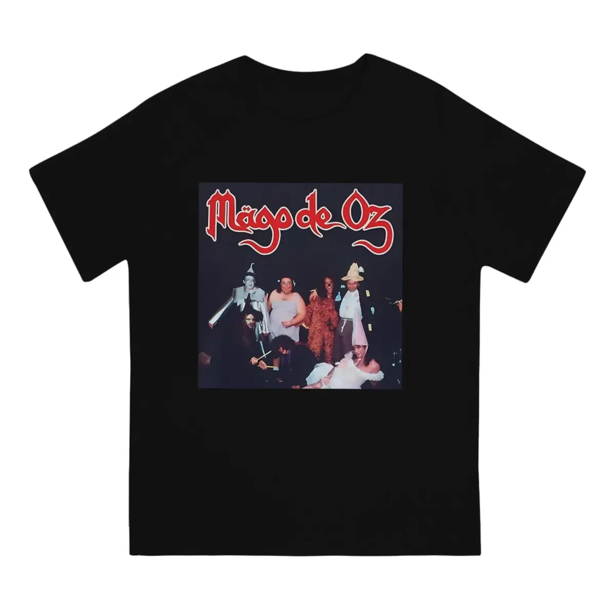 Mago De Oz Band Creative TShirt for Men Album 1994 Round Collar Basic T Shirt Hip Hop Gift Clothes OutdoorWear