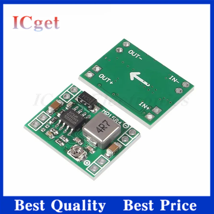 5 Stück MP1584EN 3A Einstellbarer DC-DC-Wandler Step-Down-Spannungsreglermodul LM2596s Ersatz für Stromversorgungsprojekte