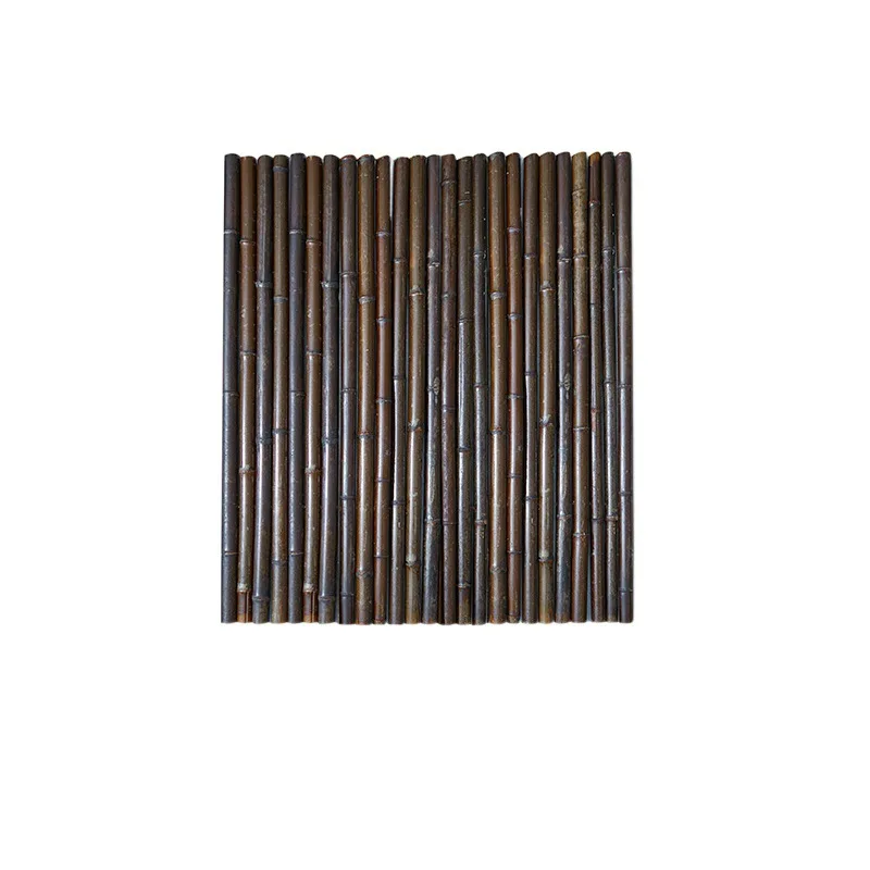 

Wall Carbonized Garden Decoration Partition Guardrail Bamboo Outdoor Garden Bamboo Fence Fence