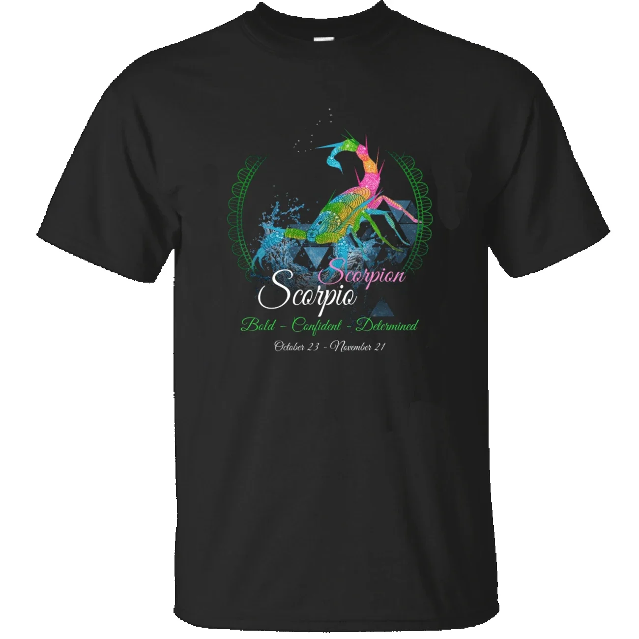 Star Sign Horoscope Scorpio Scorpion Zodiac Birthday Gift T-Shirt. Summer Cotton Short Sleeve O-Neck Unisex T Shirt New S-3XL