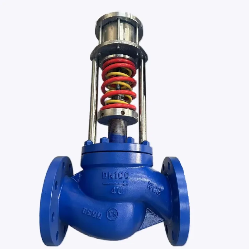 

40bar Casting Steel WCB 4" DN100 450 Degree Flange Pressure Self Operated Control Valve for Steam