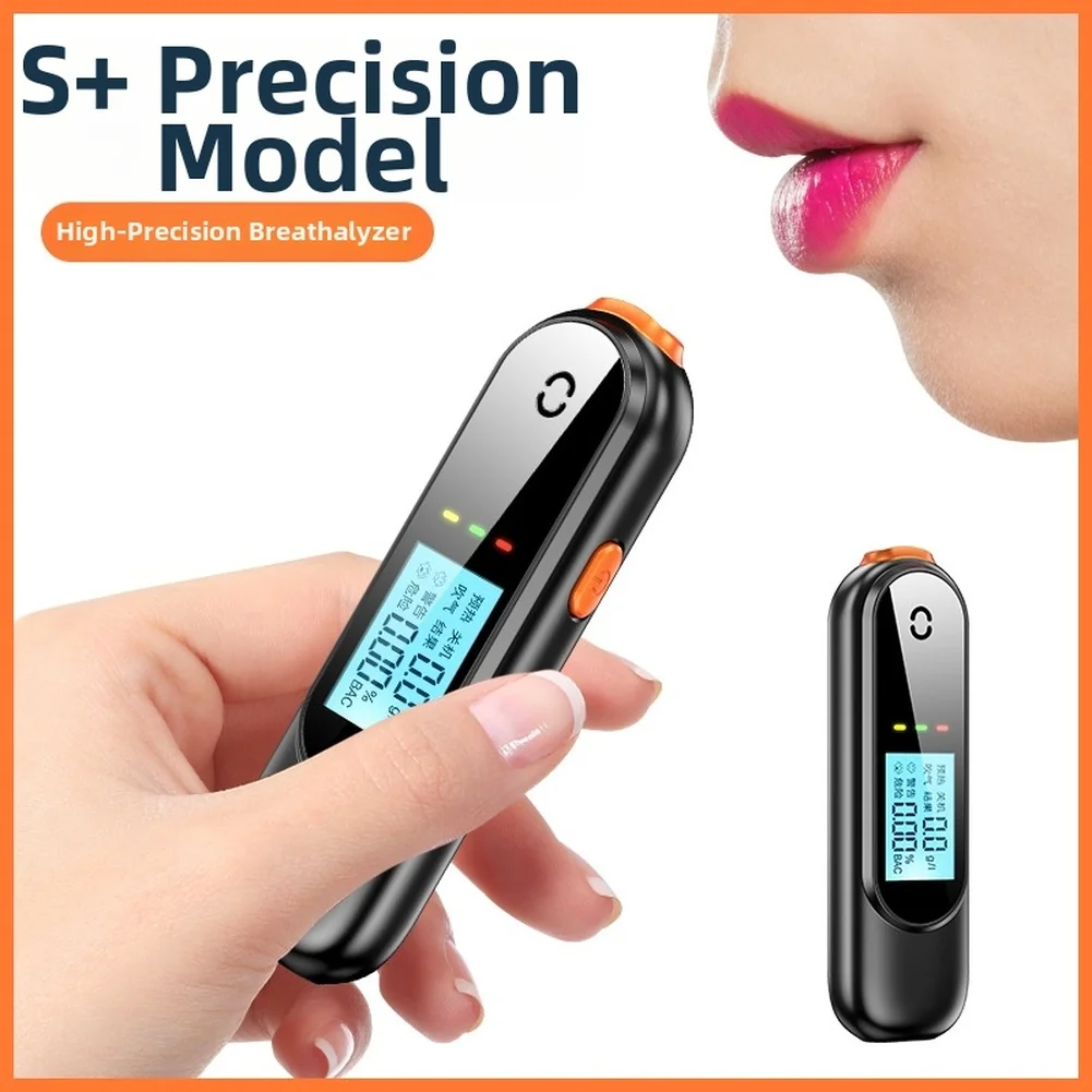 

Новый алкотестер FORAlcohol со светодиодным дисплеем, автоматический тестер дыхания, профессиональный цифровой алкотестер, тест