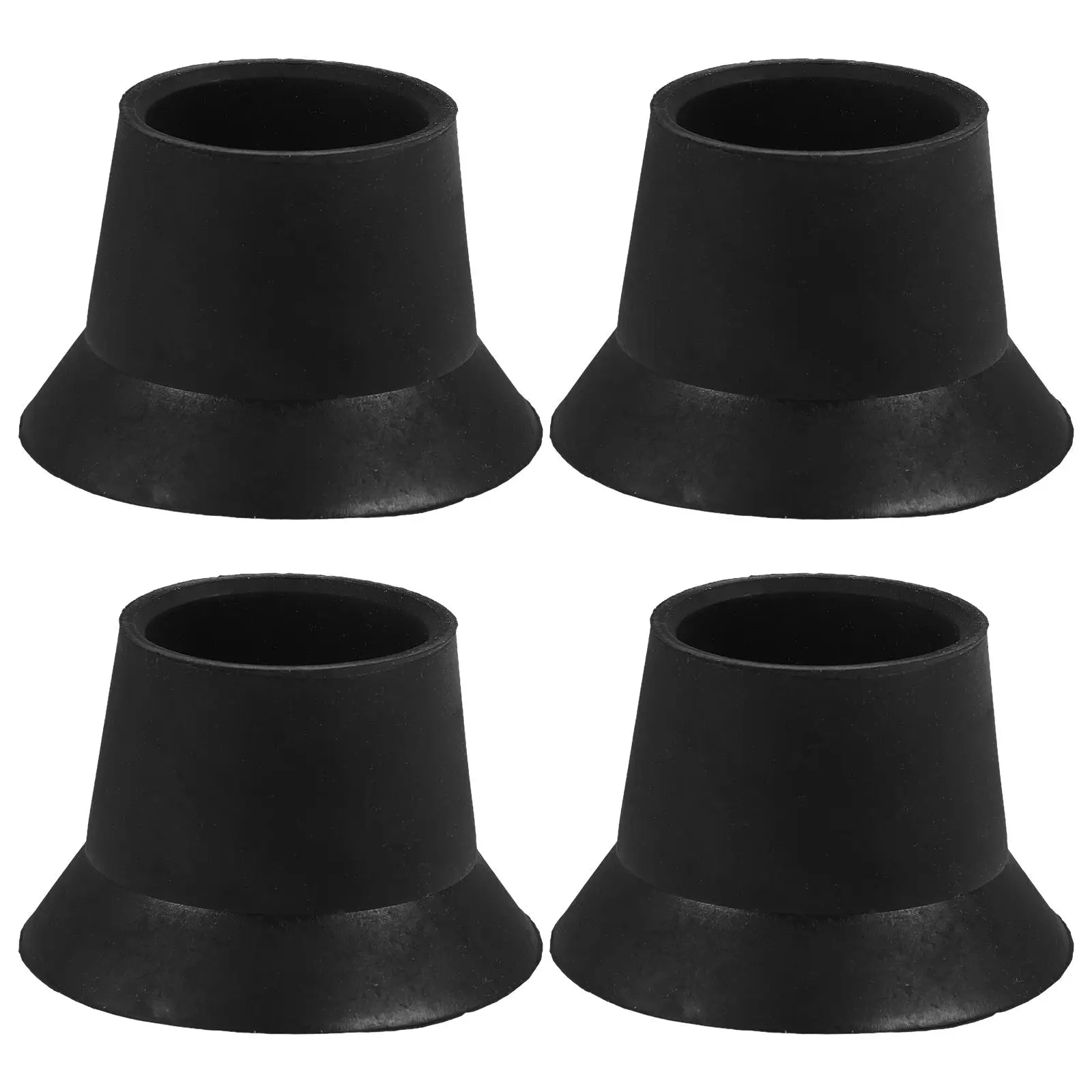 

4 Pcs Trampoline Foot Mat Cover Quick Release Thru Axle Fitments Mini Leg Cap Rubber Chair Caps Accessories