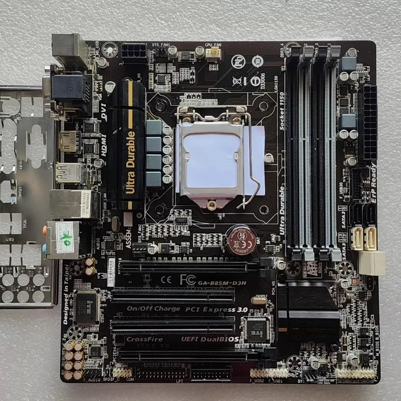 

Used B85M-D3H Micro ATX Motherboard LGA1150 4 Memory Slots Support 4th Gen Intel Core DDR3 RAM Mainboard for GIGABYTE