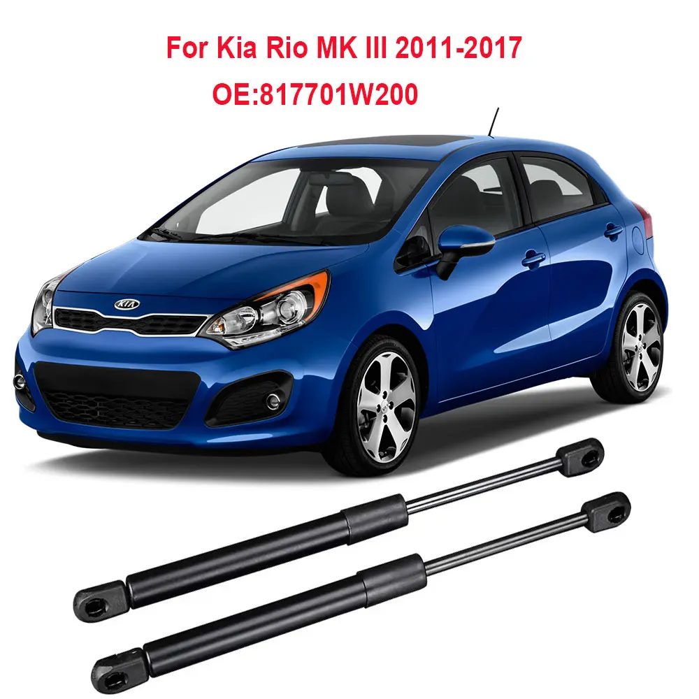 2PCS Rear Tailgate Boot Trunk Gas Spring Struts For Kia Rio MK III Hatchback 2011 2012 2013 2014 2015 2016 2017