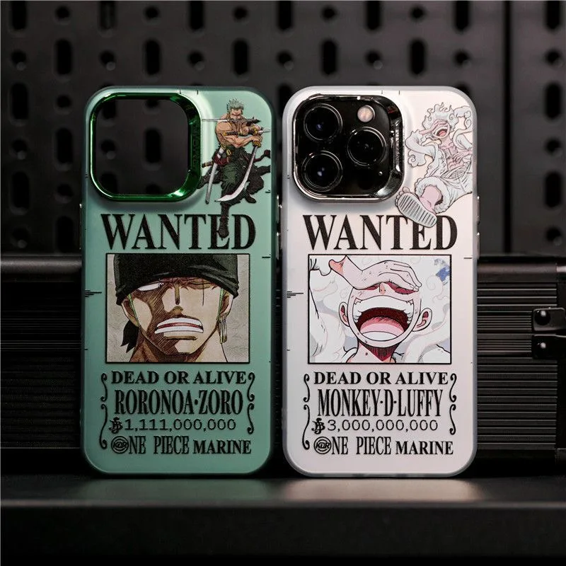 Cartoon Anime One Piece Luffy Phone Case For Apple iPhone 15 14 13 12 11 Pro Max Protective Back Cover Shockproof Bumper Funda