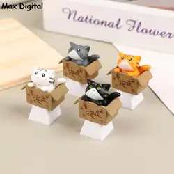 Keys For Mechanical Keyboard Keycaps Artisan Anime Pink Kawaii Keycap Accessories PBT Axis Cherry MX Cute Cat Diy Key Cap