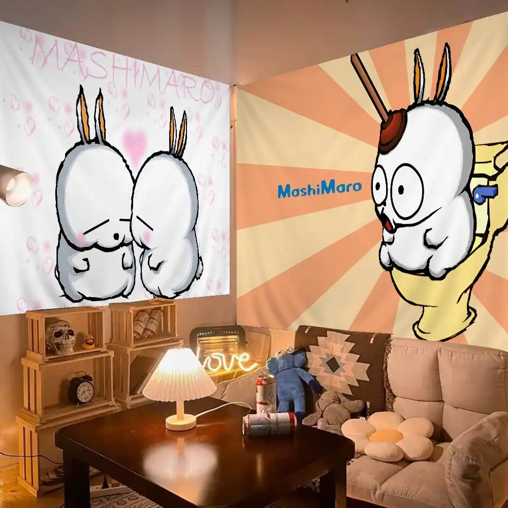 MashiMaro Hippie المفروشات المعلقة على الحائط البوهيمي المفروشات الجدارية ماندالا INS ديكور المنزل #2