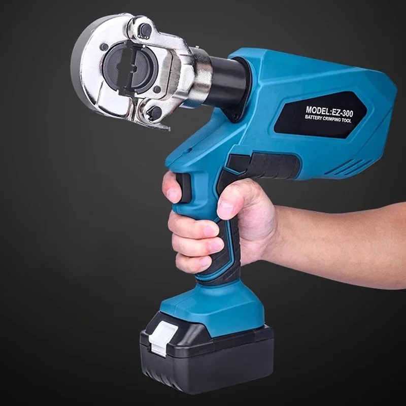 

Rechargeable Electric Hydraulic Crimping Pliers EZ-300/EZ-400, Battery Powered Cable Crimper Tool for Wires and Terminals