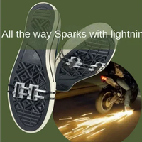 1pc/3pcs Sole Hit Flint Foot Brake Ground Spark Flint Magnesium Rod Bicycle Motorcycle Cool Skateboard Sparks