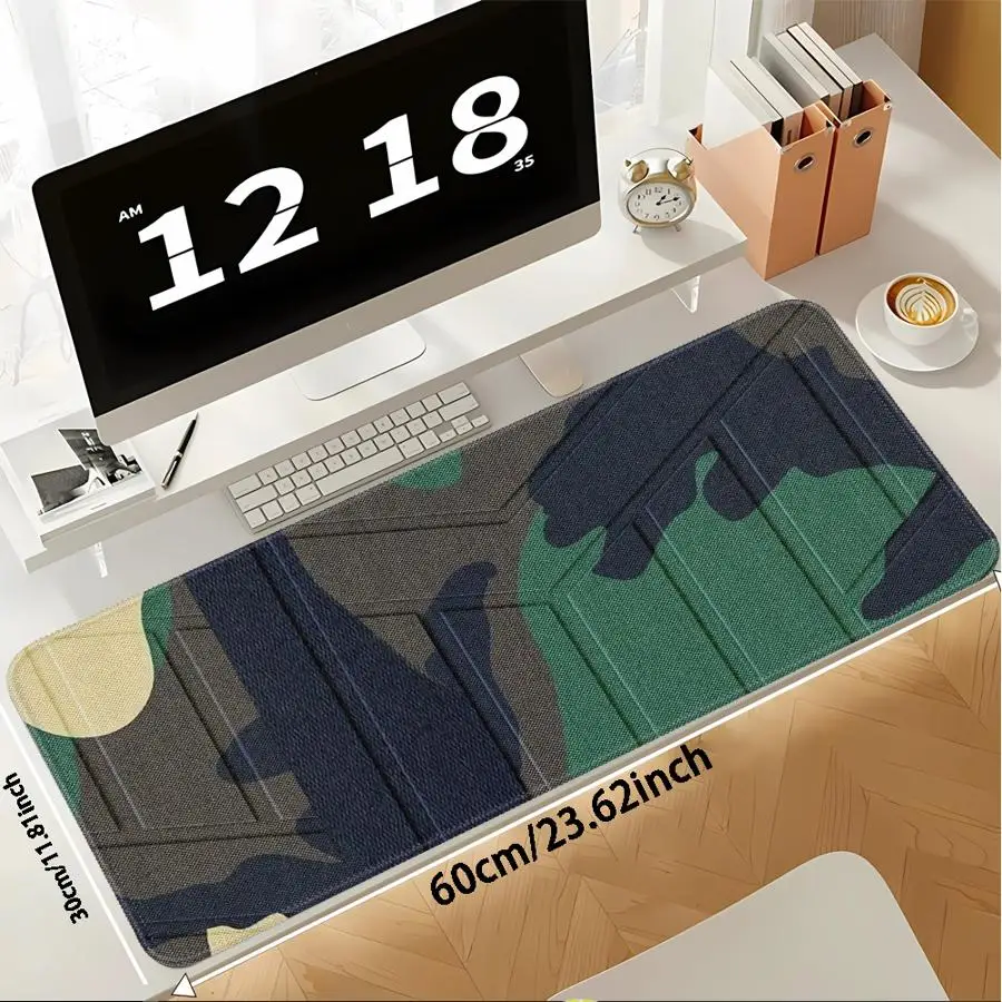Retro Camouflage Waterproof Mouse Pad office Pad Desk accessories Keyboard Mouse Pad Game Console Pad Computer Laptop Pad