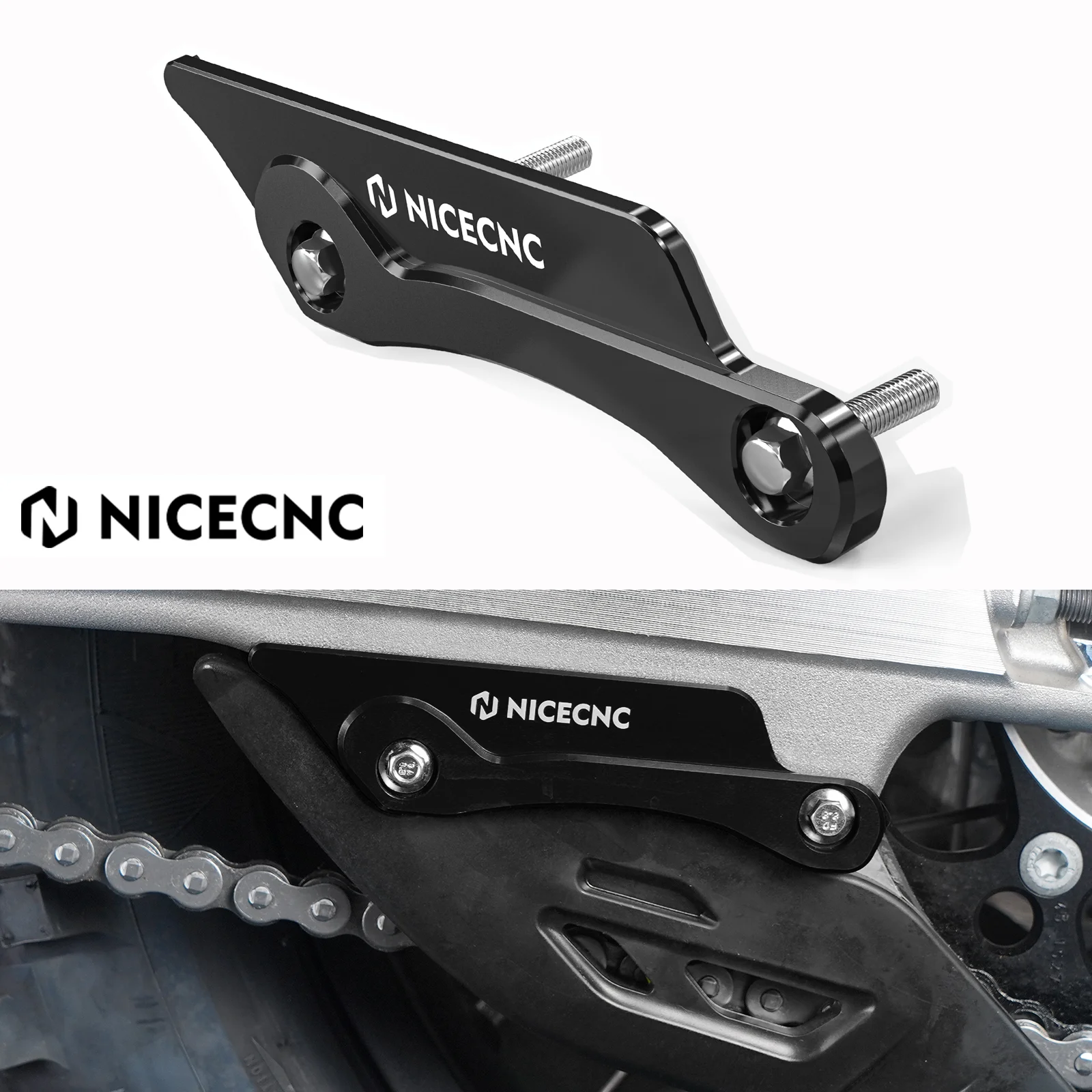 

2024 For KTM EXC 300 EXC250 XCW 500 Husqvarna TE 300 FE450 GASGAS EC300 EC250 Motorcycle Aluminum Swingarm Guard Protector Cover