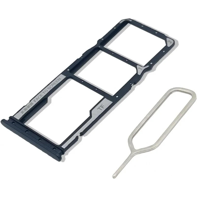 

DUAL SIM Card Slot Tray Holder Replacement for Redmi 9A/9C (Gray)
