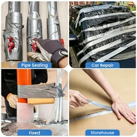 5/10/20M Duct Tape Heavy Duty Waterproof Strong Adhesive Silver No Residue Adhesive For Home Repair Use Carpet Binding Bundles 5