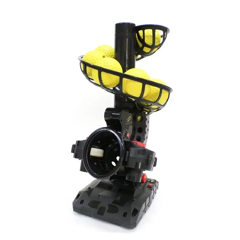 Adjustable Baseball Throwing Machine Soft Hard Ball Pitching Trainer Tennis Practice Equipment Automatic Transmitter Device