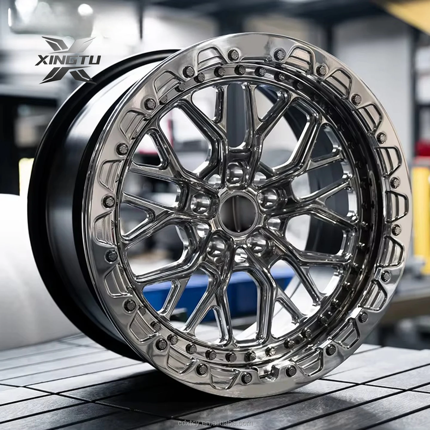 

Hot-selling Custom 5x114.3 Beadlock Forged Wheels Belak Wheels 5x114.3 Rims New Condition Drag Racing for Ford