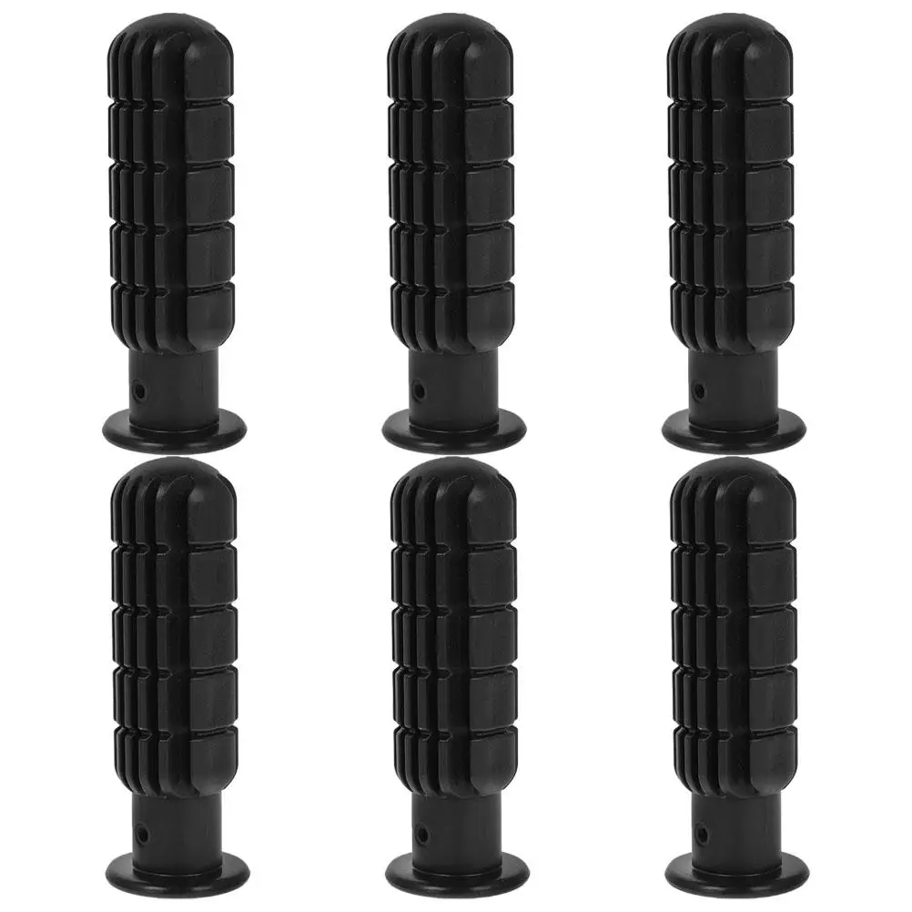 6 Pcs Foosball Handle Rod Grip Replaceable Table Games Parts Accessories Pvc Knobs