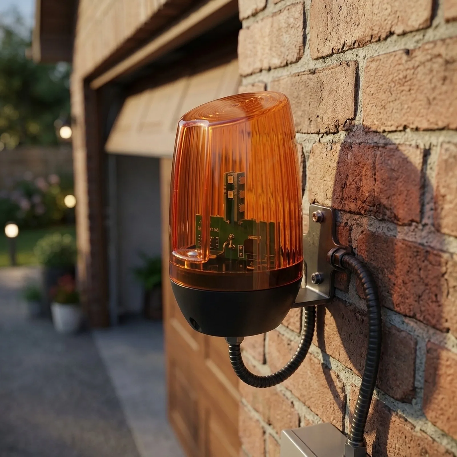 Innovative AC DC LED Gate Flashing Light Lamp for Swing Sliding Gate Waterproof Design Effortless Installation