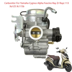 Carburetor For Yamaha Cygnus Alpha Fascino Ray Zr Rayz 113 Xa125 Xc115b Single or Double Throttle Cable Motorcycle Accessories