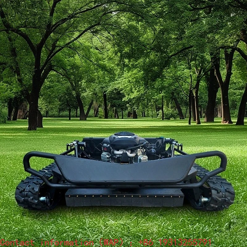 

Commercial Remote Control Lawn Mower,1300mm Cutting Width ,Waterproof Design for Large Fields10-70°All-terrain Crawler Mower