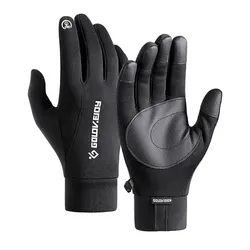 Men Women Winter Gloves Motorcycle Touch Cold Glove Waterproof Windproof Thickened Gloves Outdoor Sports Warm Running Ski Gloves