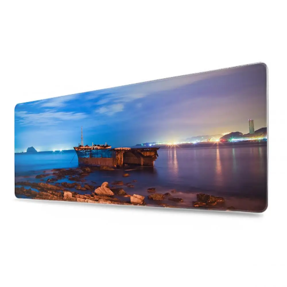 Night falls starry sky Mouse Pad 500X1000 mm Large Gaming Mousepad Gamer XL Rubber Otaku Keyboard Pad Laptop Desk Mat