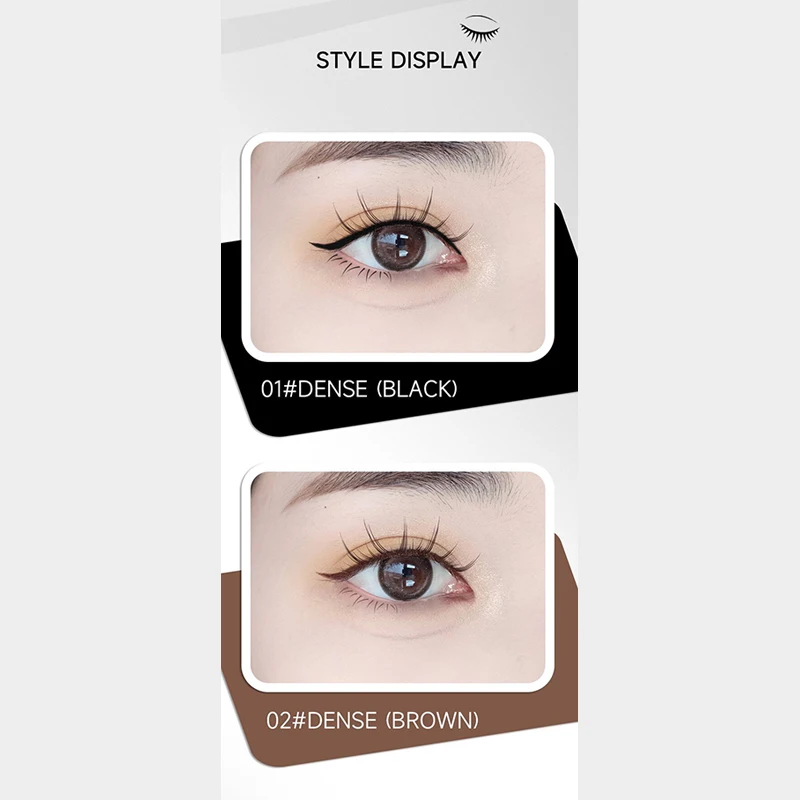 Delineador de ojos impermeable a prueba de sudor, sello de pestañas inferior, doble extremo, 30 segundos, secado rápido, maquillaje de ojos, Cosméticos Coreanos