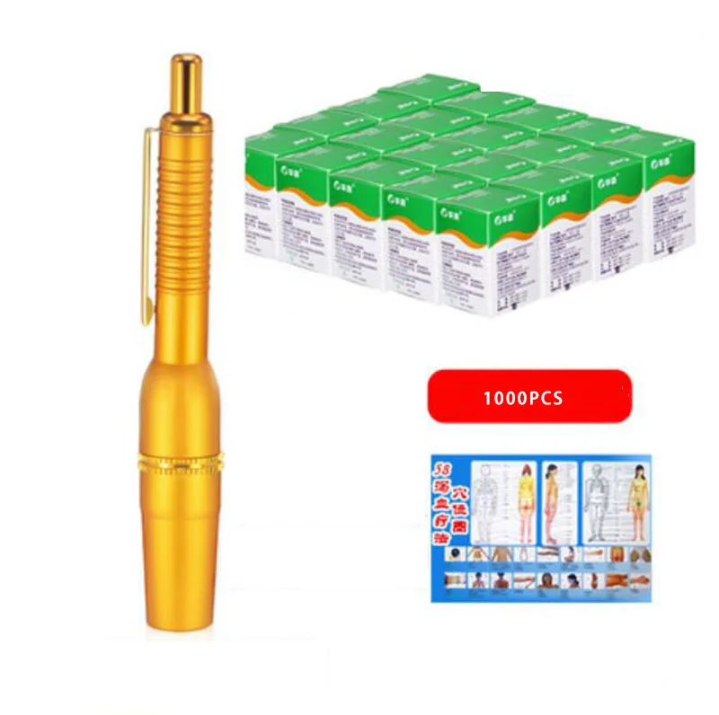 Three blood collection needle thorn blood collaterals acupuncture bloodletting cupping pen pen in one-off stasis household