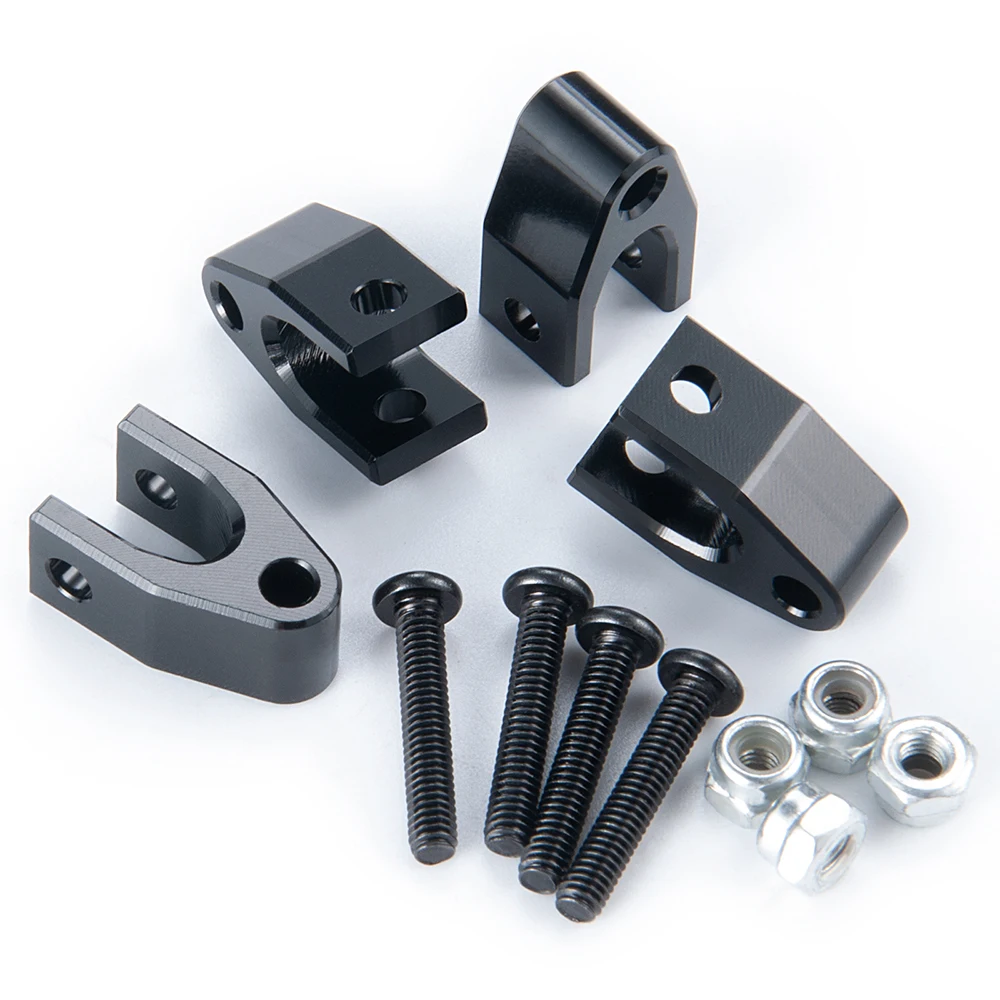 AXSPEED Aluminum Alloy Front Rear Heightened Shock Towers Mount for TRX-4M Bronco Defender 1/18 RC Car Model Upgrade Parts