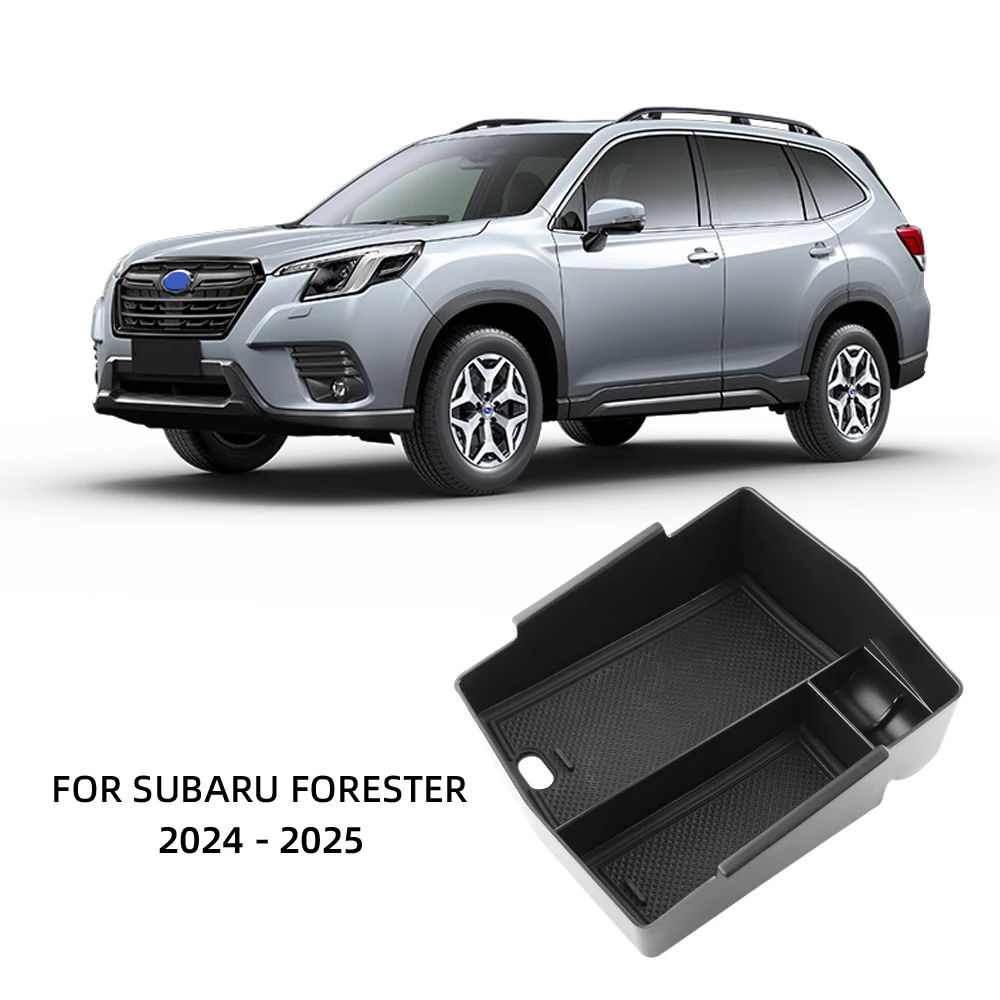 

Автомобильный подлокотник, ящик для хранения, лоток для Subaru Forester 2024 2025, органайзер для центральной консоли, чехол для хранения аксессуаров для интерьера