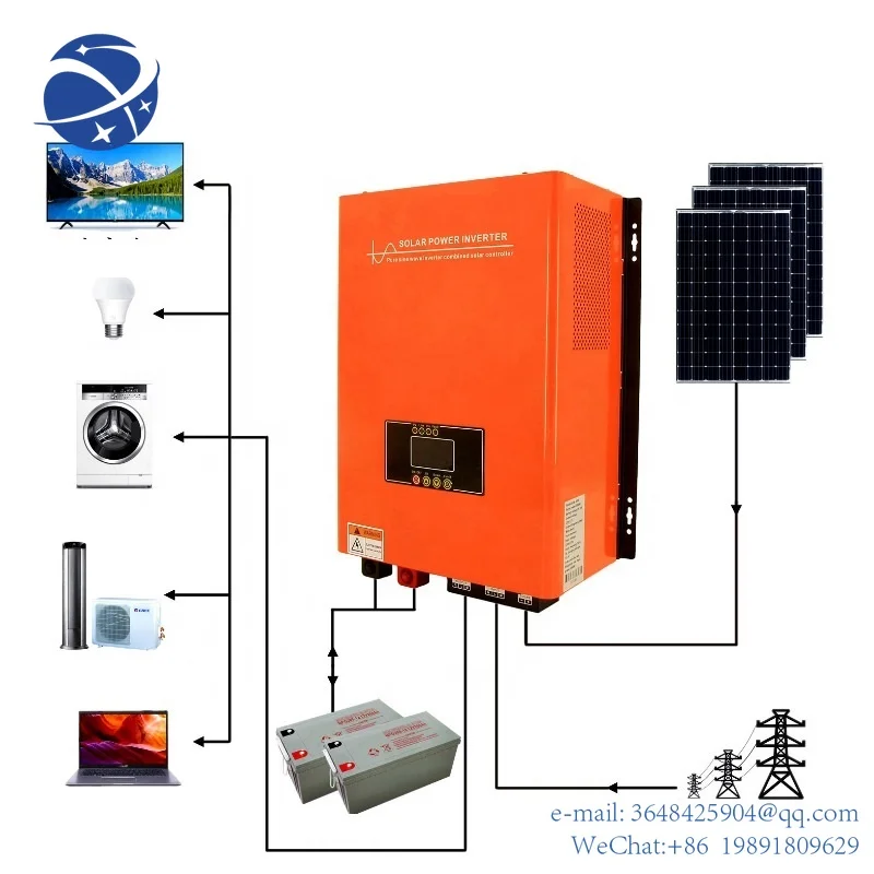 YYHCLow Frequency 3Kw 3.5Kw 5.5Kw 8Kw 10Kw On Off Grid Solar Power Inverter Price Solar Inverter 5Kw Hybrid Without Battery