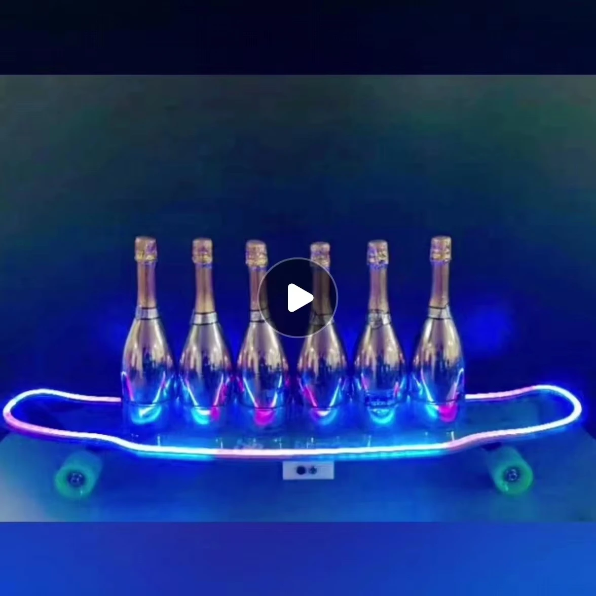 Custom Rechargeable New Light Emitting Diode Lighting Skateboard Beer Bottle Glory