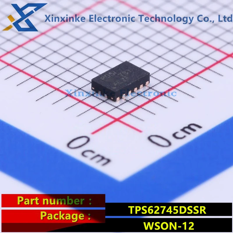 TPS62745DSSR TPS62745 PD5I WSON-12 Switching Voltage Regulators 3.3V-10V input, 300mA Ultra Low Iq step-down converter with VSEL