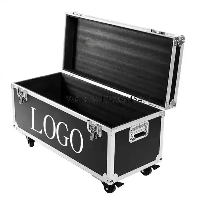 WMWMNU Dimension Large Equipment Carrying Aluminum Road Case With Wheels Flight Case for LIne Array Speaker and Subwoofer