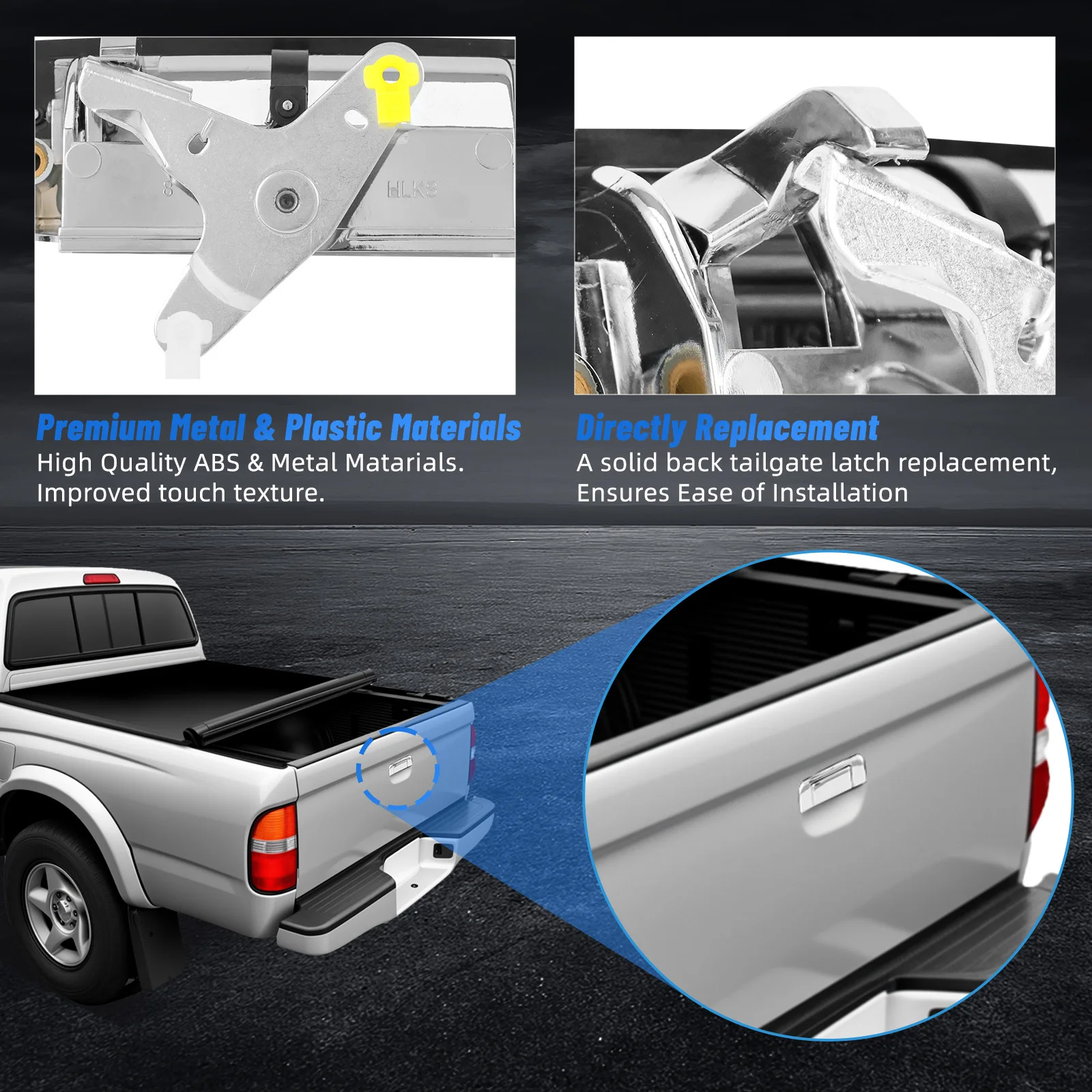 Manija de puerta trasera Exterior para camioneta Toyota 1989 1990 19991 1992 1993 1994 1995 69090-89101