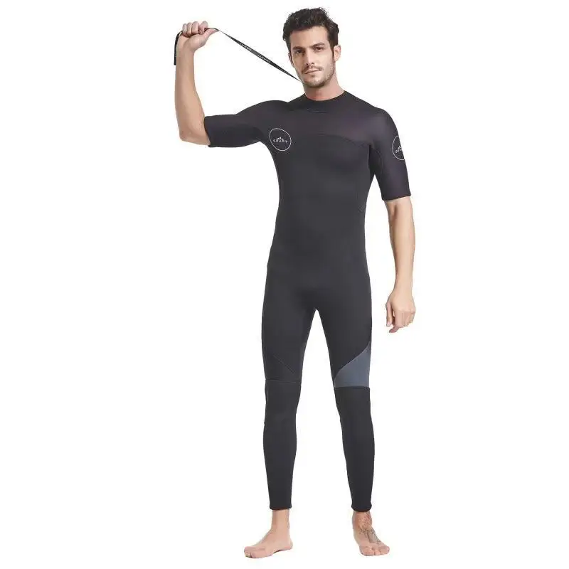 SBART 3mm Neoprene Wetsuit Men Winter Warm Full Body Diving Suit Surfing Spearfishing Scuba Snorkeling Clothes Swimming Swimsuit