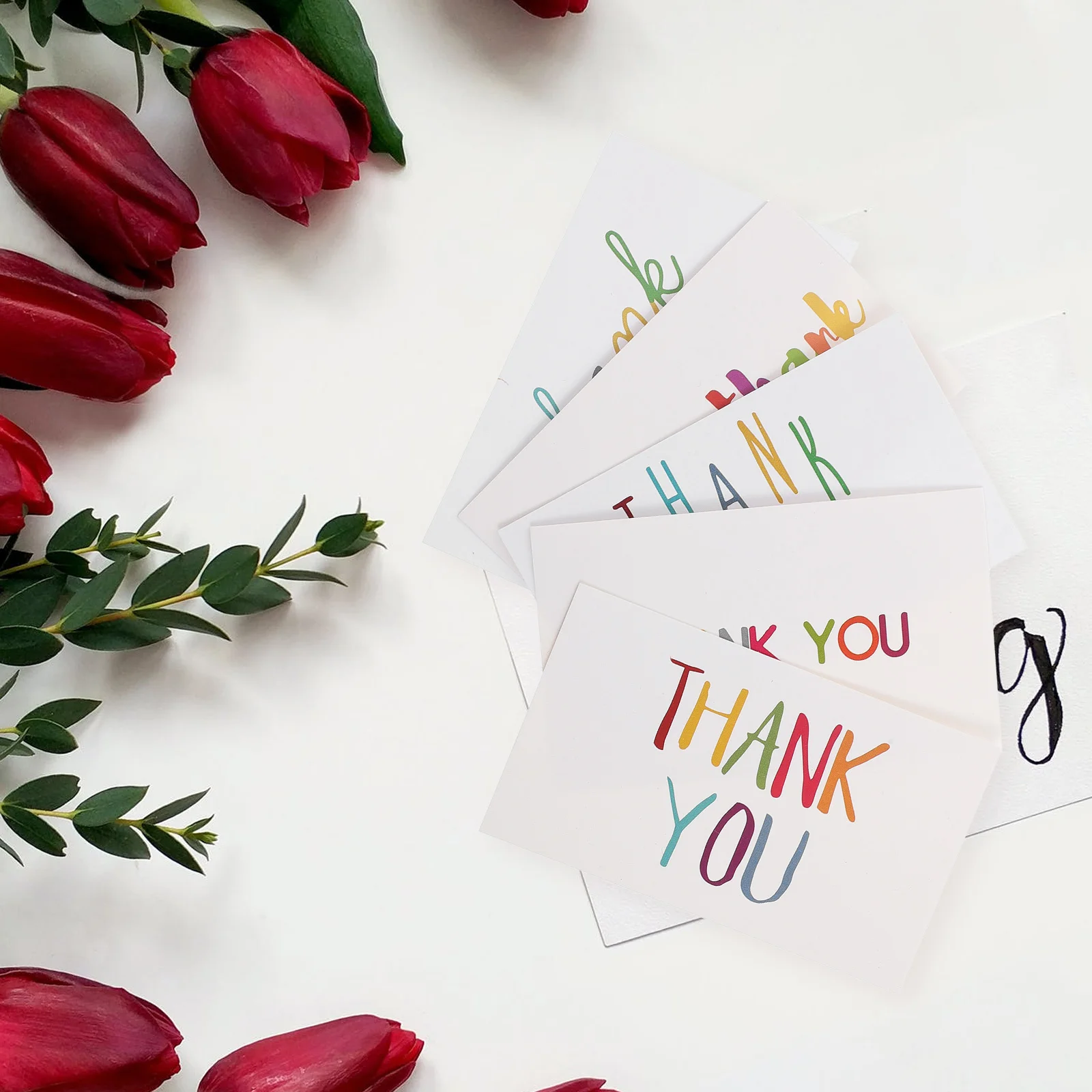 Tarjetas de agradecimiento de 150 Uds., tarjetas de felicitación creativas de bendición para fiesta de boda, mensaje de vacaciones, postal delicada, postal de felicitación