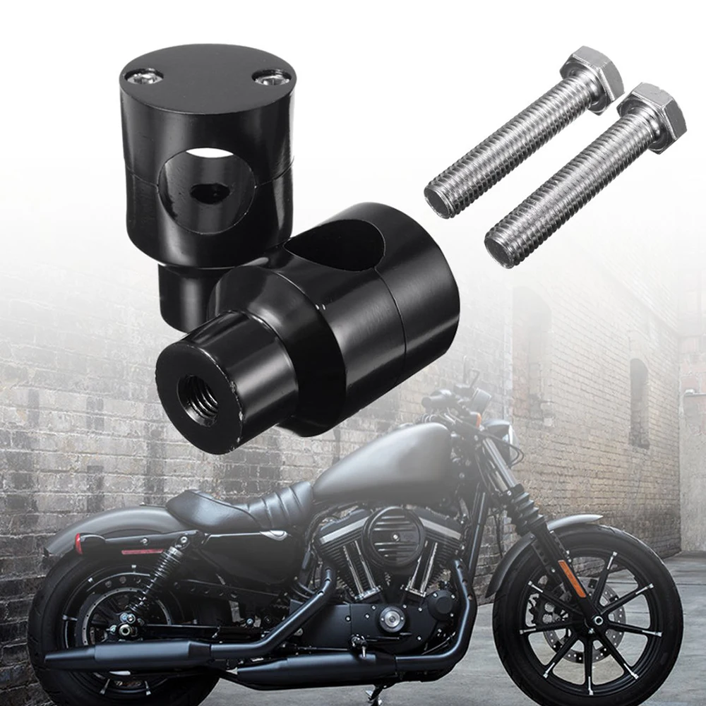 

2pcs Mounting Bolt Screws Motorcycle Handlebar Risers Aluminum For 22mm (7/8") or 25mm (1") Handbar