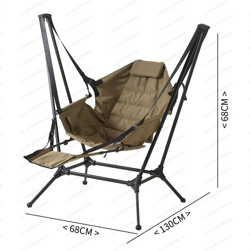 3-in-1 Portable Camping Chair | Rocker, Recliner & Seat for Self-Driving Tours & Outdoor Relaxation