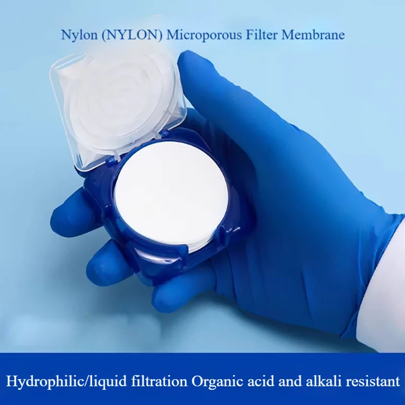 

50 pieces/box organic nylon microporous membrane to filter organic solvents 47/50mm0.1/0.22/0.45/5um