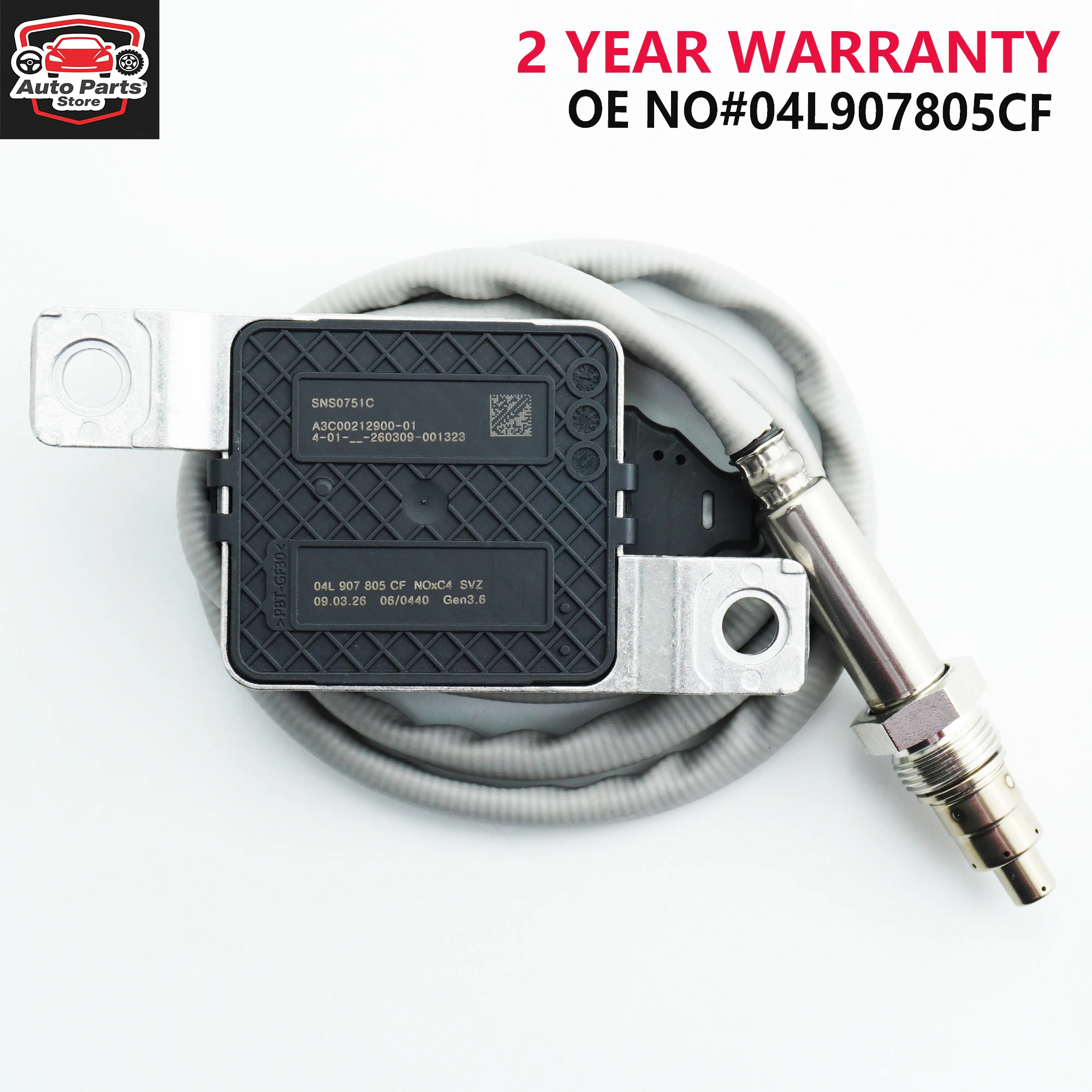 

New 04L907805CF Nitrogen Oxide NOx Sensor SNS0751A SNS0751C For VW Audi Seat Skoda A2C14860900-01