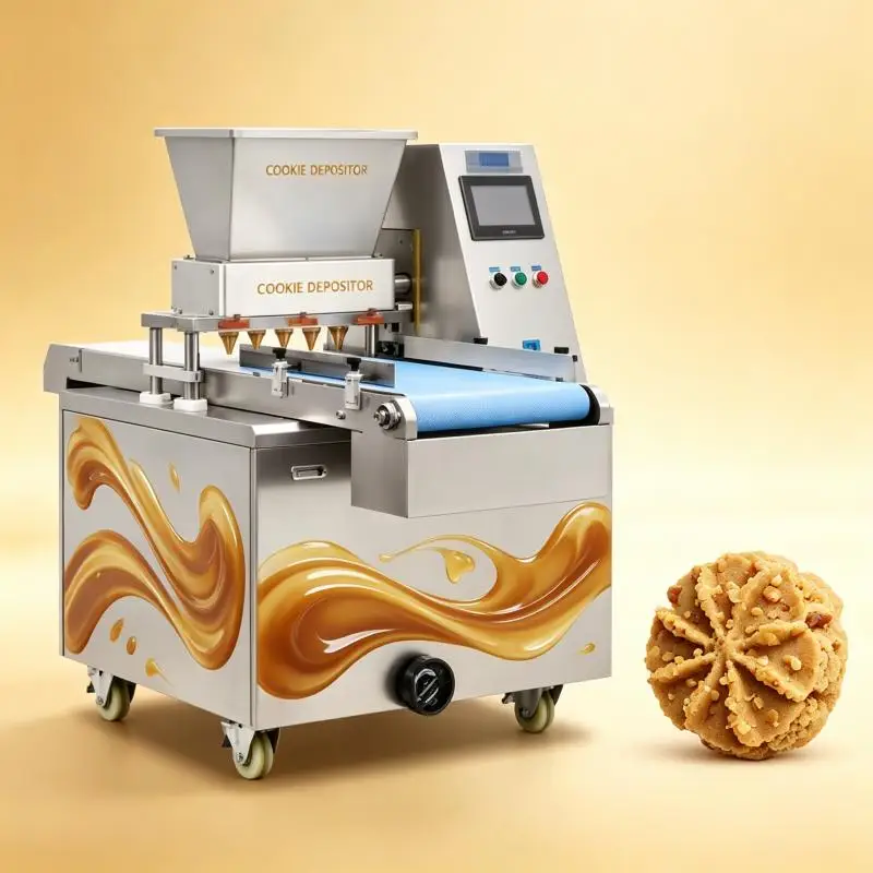 Automatic Cookies Production Machine Commercial Cookie Forming Equipment High Efficiency Bakery Processing System