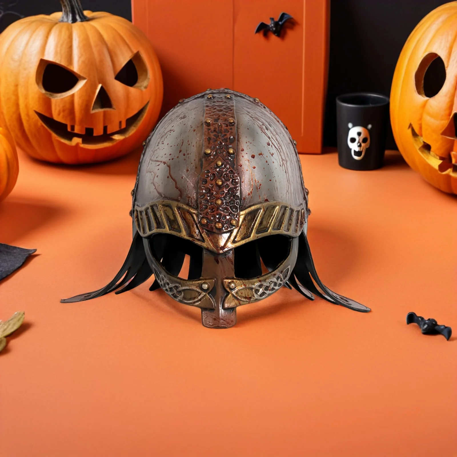 Viking Realistic Medieval Viking Hat for Women Men Cosplay Party Prop Performance Costume Accessories Hat