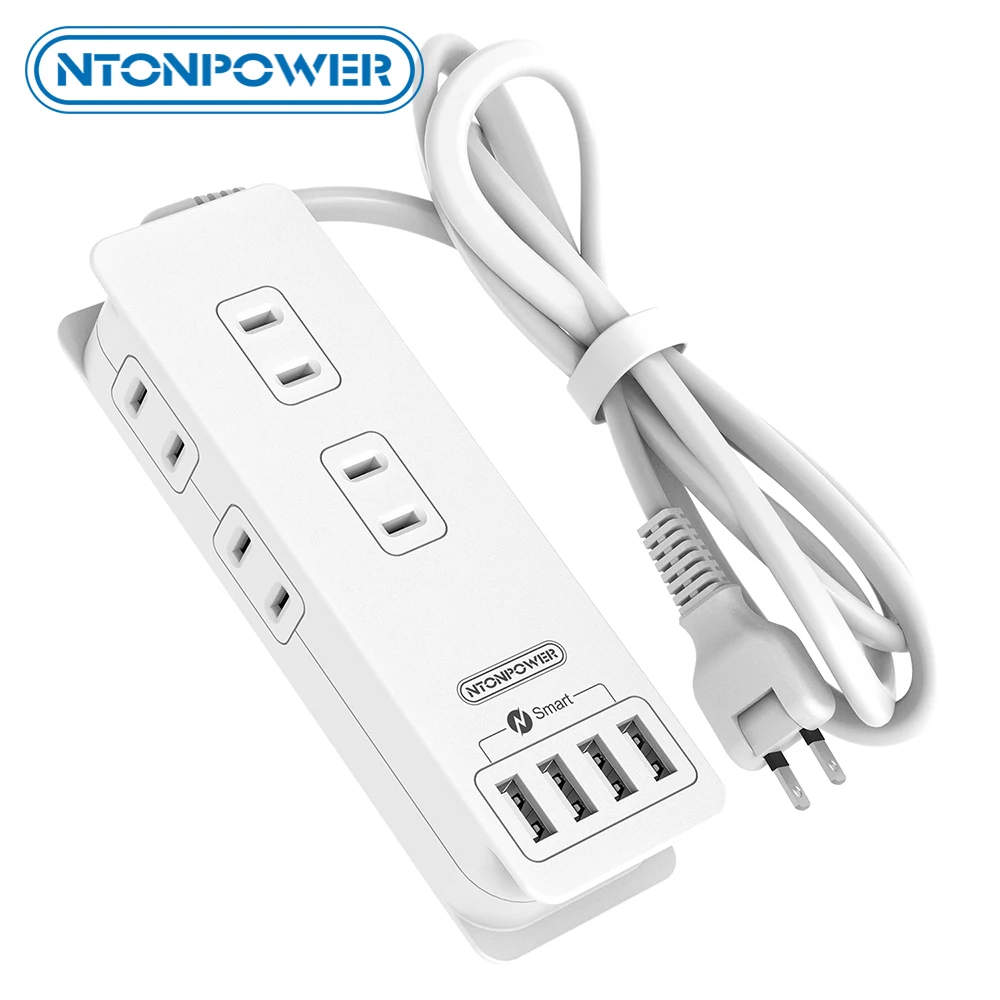 NTONPOWER Japan Plug Power Strip with Rotatable Plug 24W USB Ports AC Socket Extension Cord Smart Plug Network filter Adapter