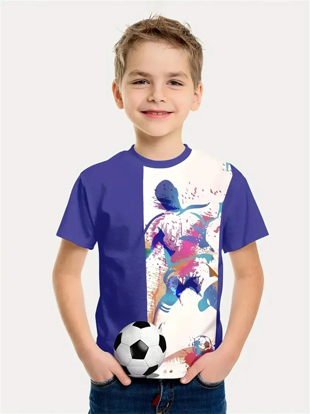 

Boy Clothes Short Sleeve Tees Boys Clothes 3d Print Children's Clothing Fashion Graphic T Shirts Casual Baby T-Shirts