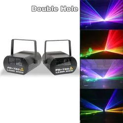 2022 Newest Disco Laser Light 2W With Double Hole For Professional Stage Lights Club dj Party Decorations Projector