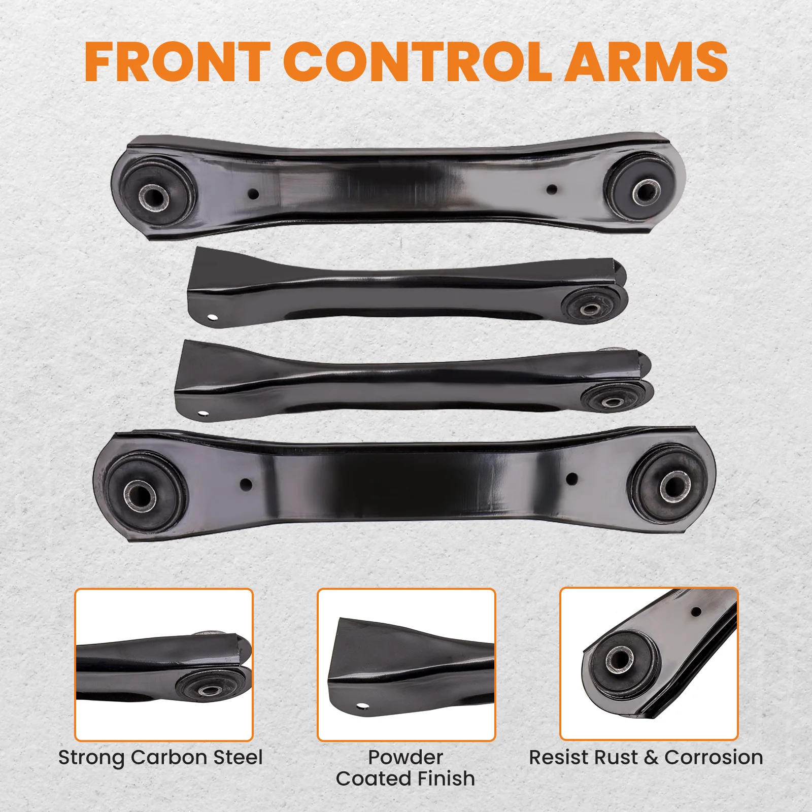 Conjunto de braço de controle frontal superior e inferior, 4 unidades, para jeep grand cherokee 93-98 venda
